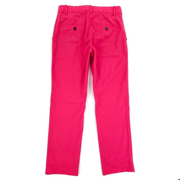 NEW Theory Virgin Wool Treeca 2 Classic Suit Trouser Dress Pants Old Money Pink - Picture 5 of 7